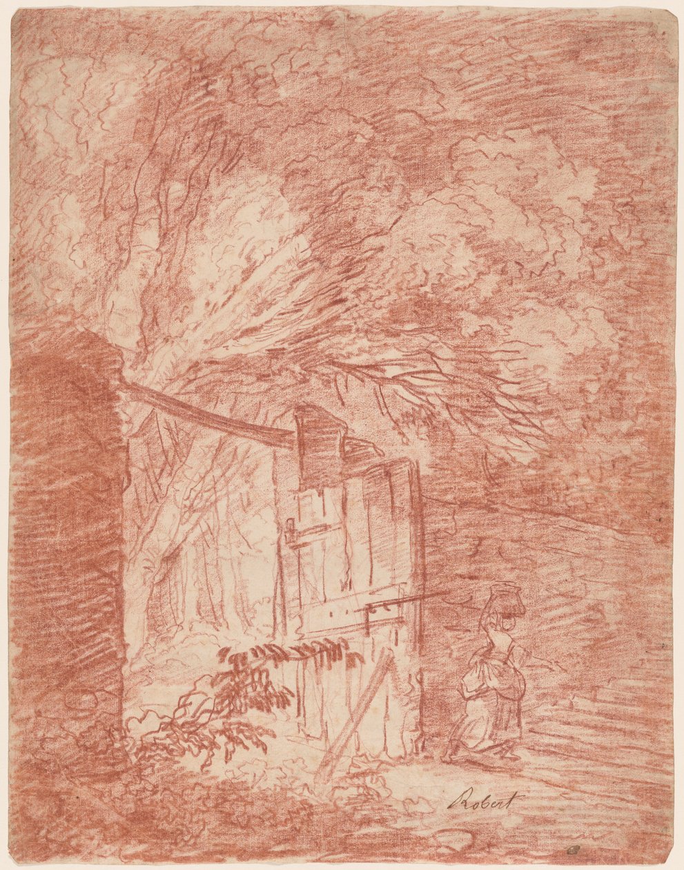 A kertkapu alkotó: Hubert Robert