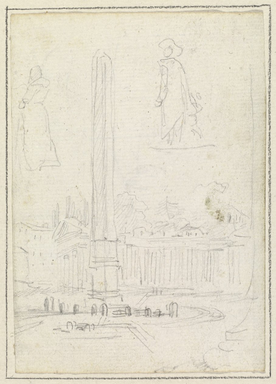 Obeliszk a Szent Péter téren alkotó: Hubert Robert