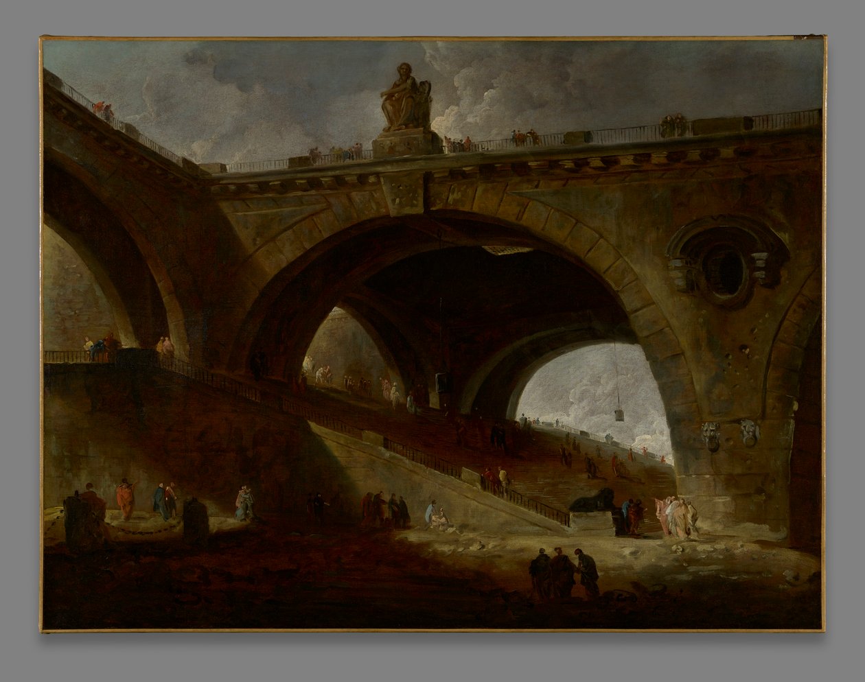 Az Öreg híd alkotó: Hubert Robert