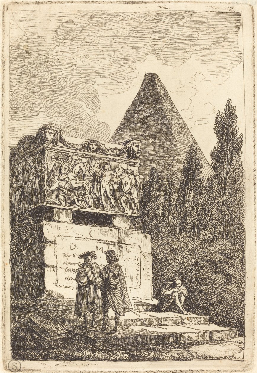 A szarkofág alkotó: Hubert Robert