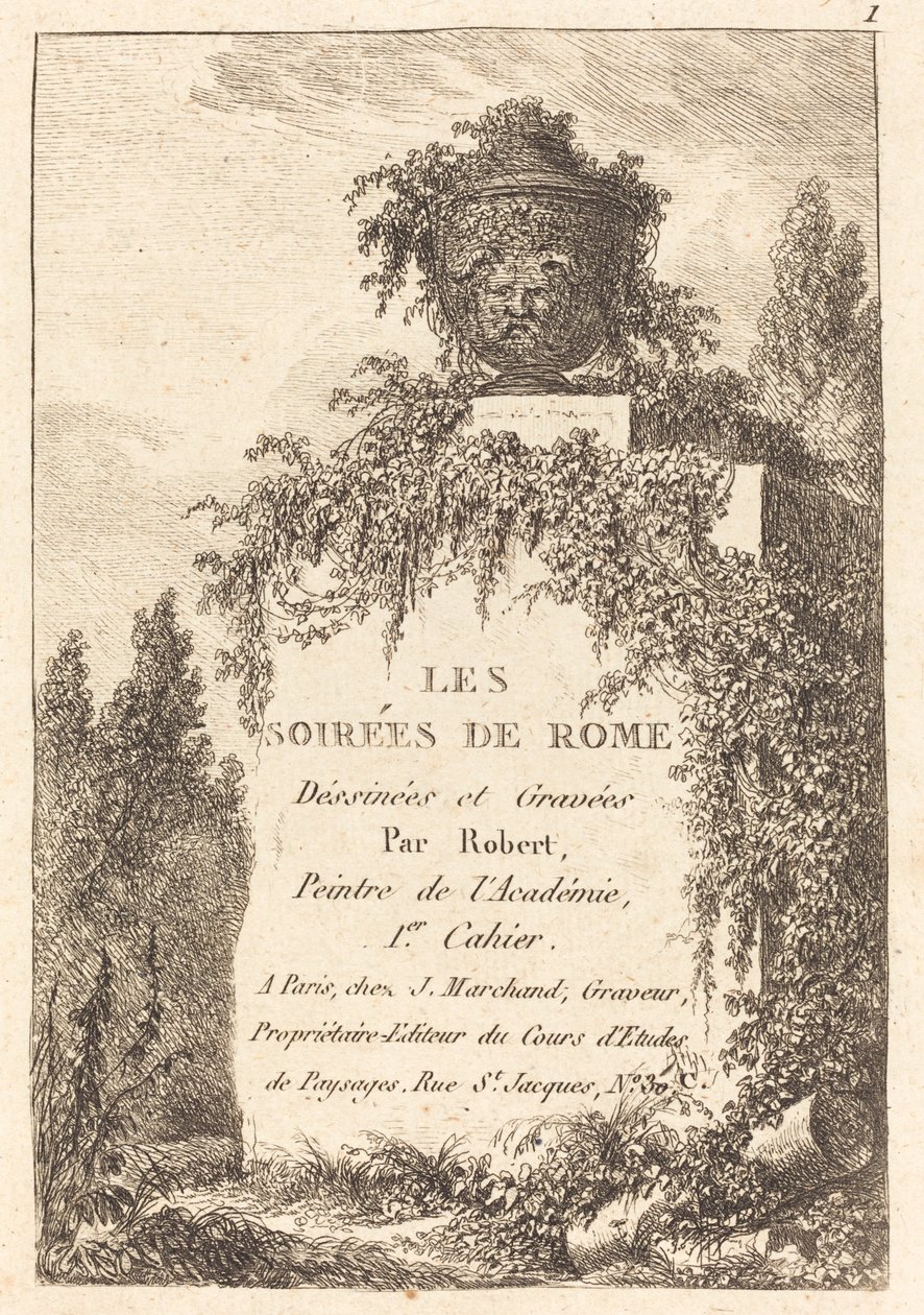 Címlap alkotó: Hubert Robert