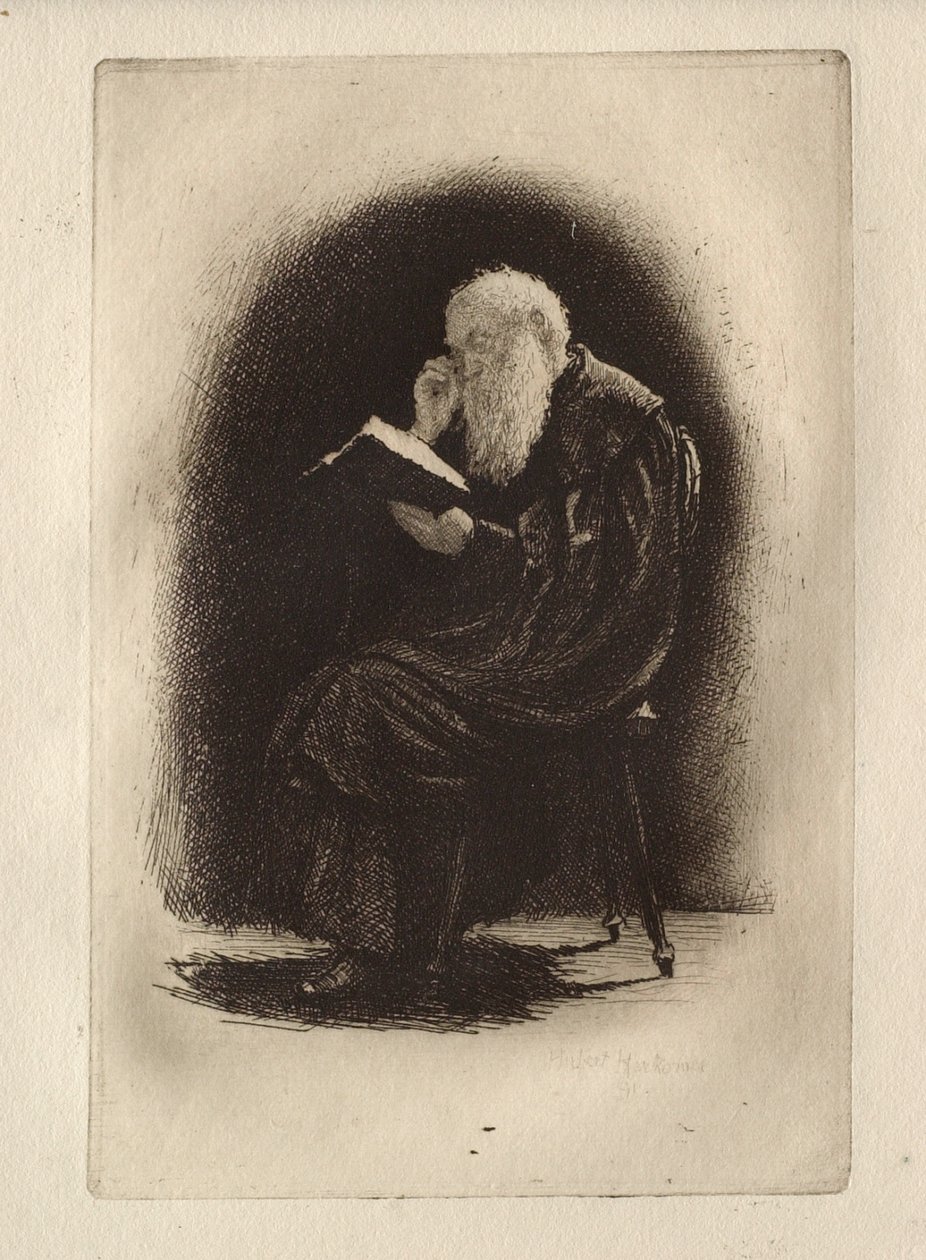 Karthauzi kolostor tanulmánya alkotó: Hubert von Herkomer
