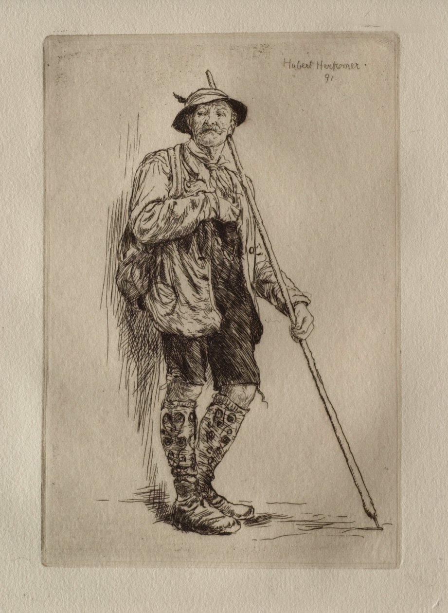 Bajor paraszt alkotó: Hubert von Herkomer