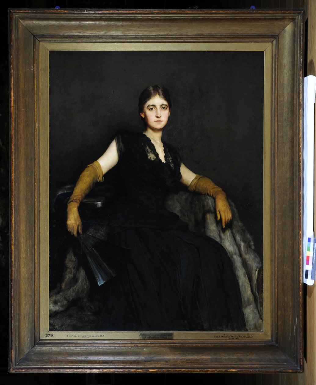 Belépő, vagy Lady in Black alkotó: Hubert von Herkomer