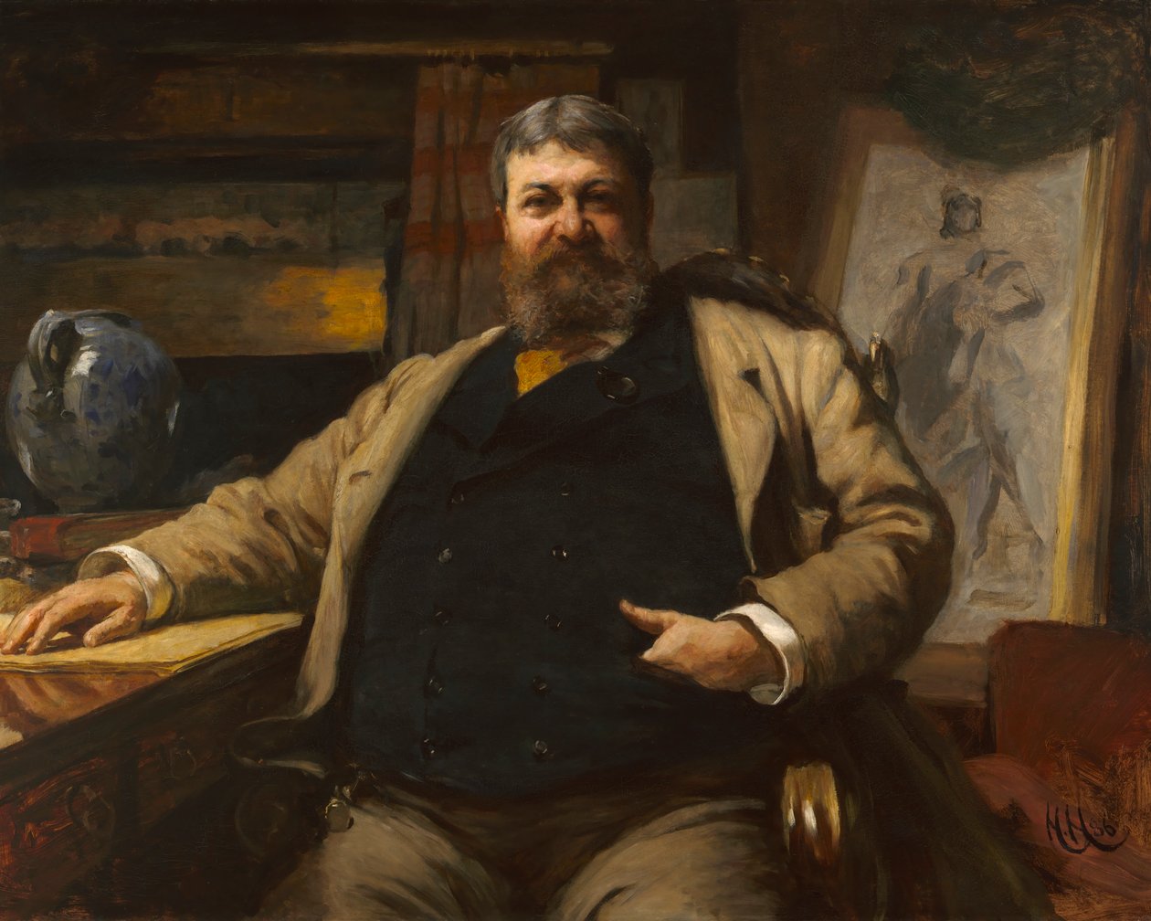 H. H. Richardson, 1886. alkotó: Hubert von Herkomer