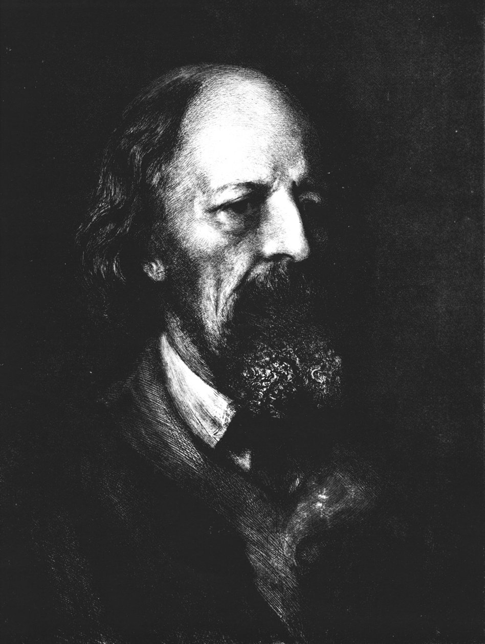 Lord Tennyson, 1880, 1911 alkotó: Hubert von Herkomer