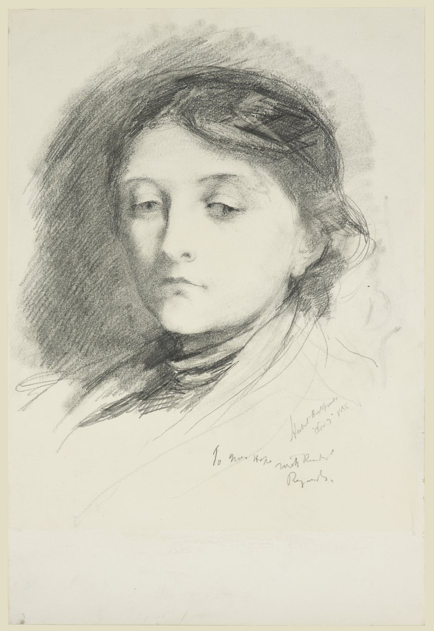Mrs. Thomas Tylston Greg alkotó: Hubert von Herkomer