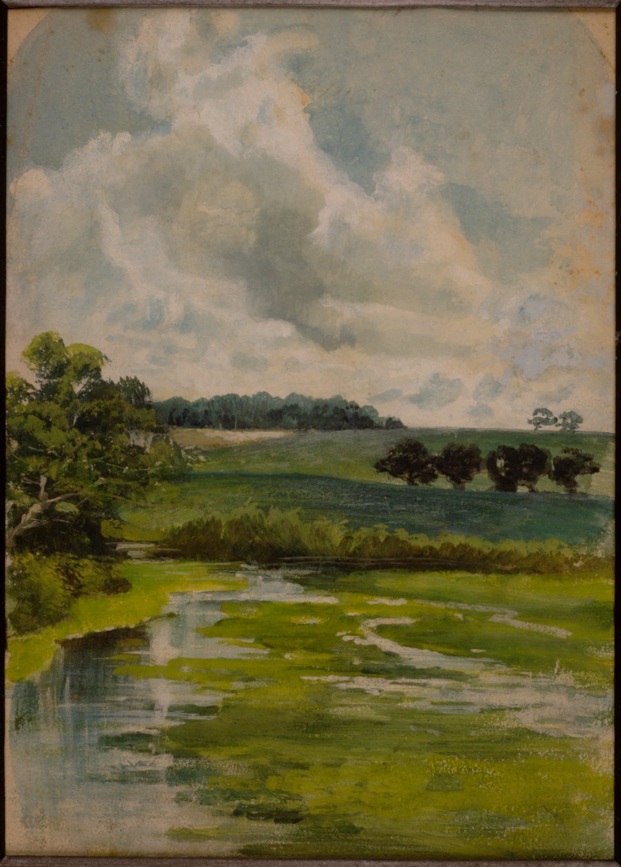 A „három tájvázlat” egyike (lásd még: 258630 és 258631) alkotó: Hubert von Herkomer