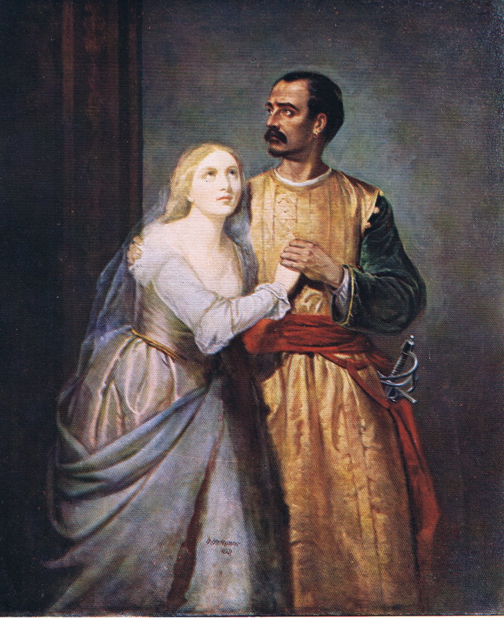Othello és Desdemona alkotó: Hubert von Herkomer