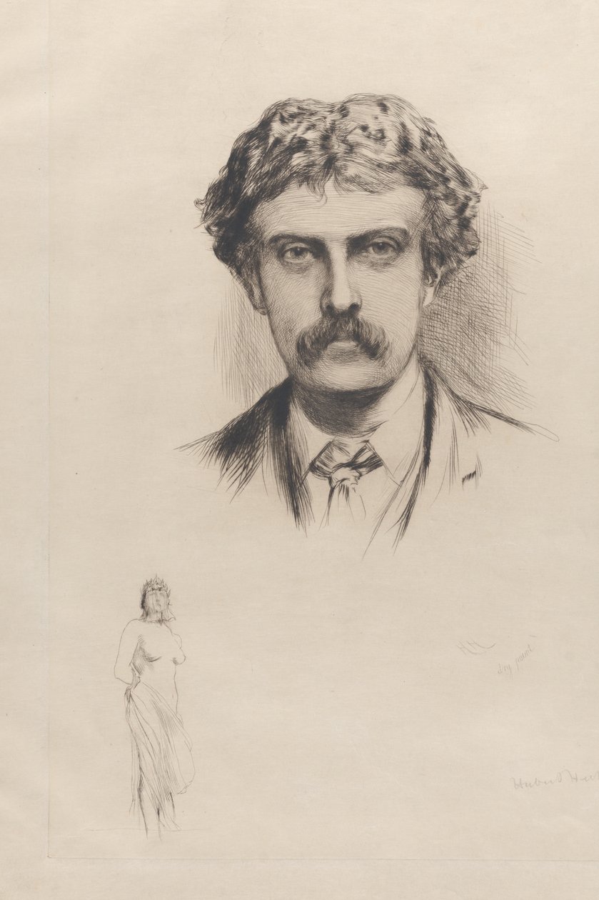 Cecil Lawson portréja, 1882. alkotó: Hubert von Herkomer