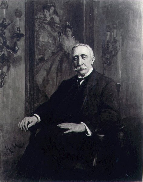Sir Carl Meyer (1851-1922) portréja 1910 körül (olaj, vászon) alkotó: Hubert von Herkomer