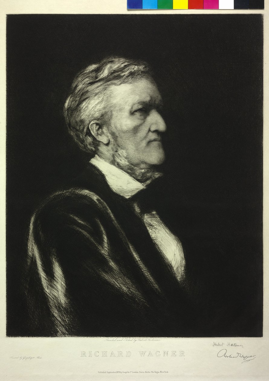Richard Wagner alkotó: Hubert von Herkomer