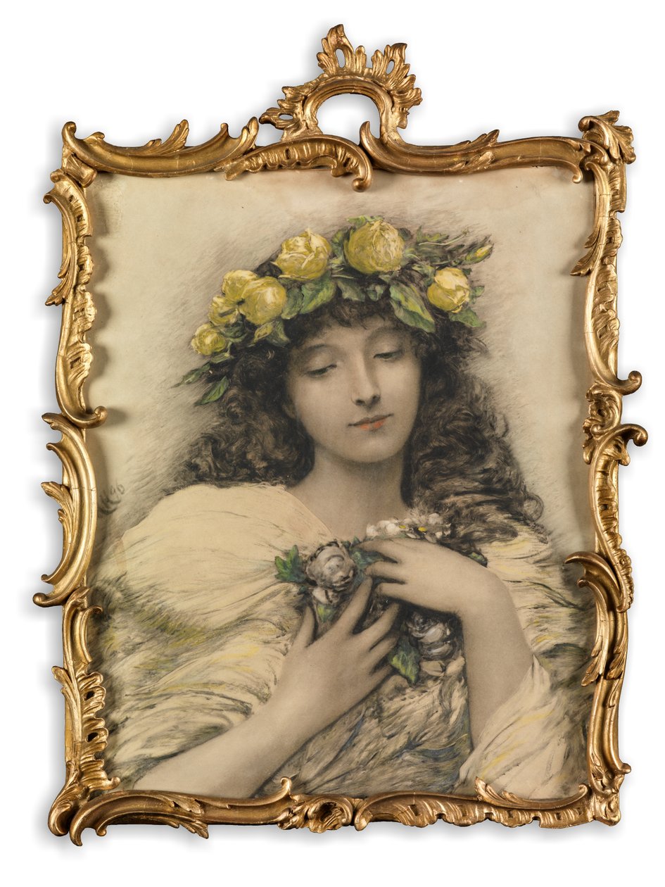 Rózsa (mélynyomás) alkotó: Hubert von Herkomer