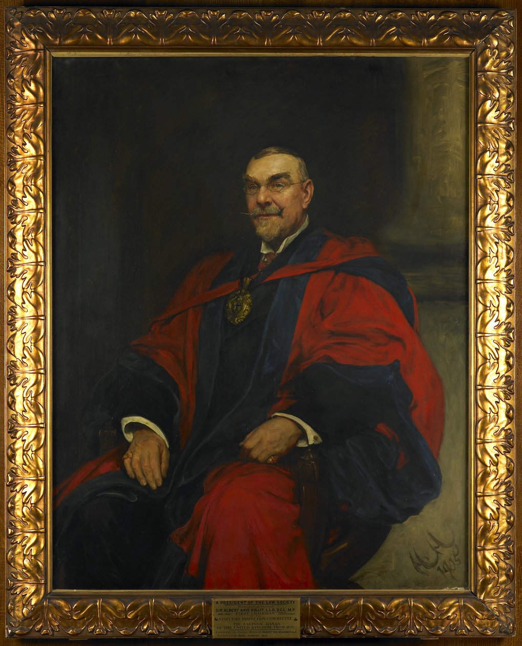 Sir Albert Rollit alkotó: Hubert von Herkomer