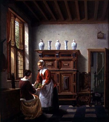 Szolgáló Gyümölcs (olaj, vászon) alkotó: Hubertus van Hove