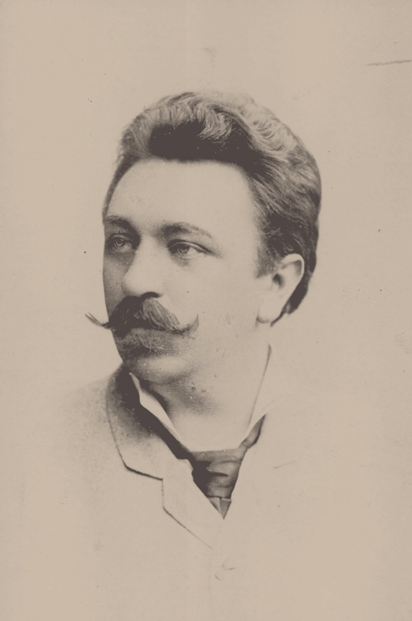 Eugen Hildach zeneszerző portréja 1849-1924. alkotó: Höffert