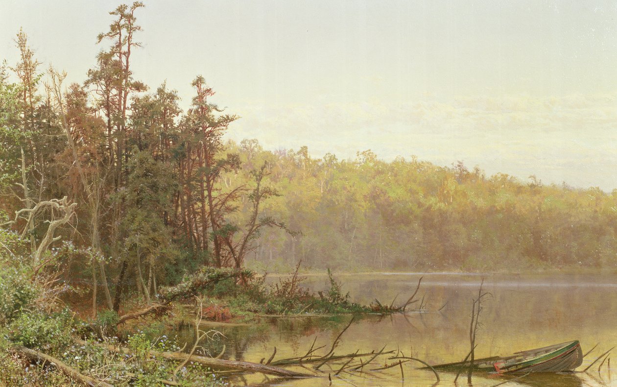 Este a Severnben, 1874 alkotó: Hugh Bolton Jones