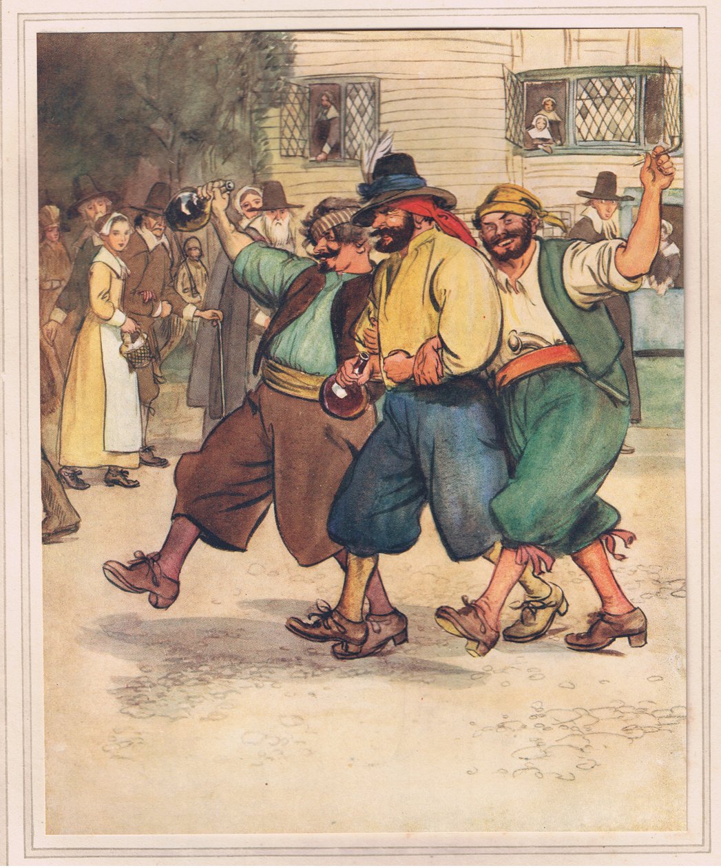 Durva kinézetű desperádók voltak. alkotó: Hugh Thomson