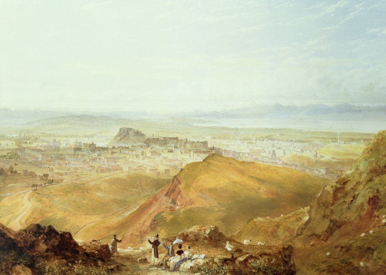 Edinburgh kilátása az Arthur