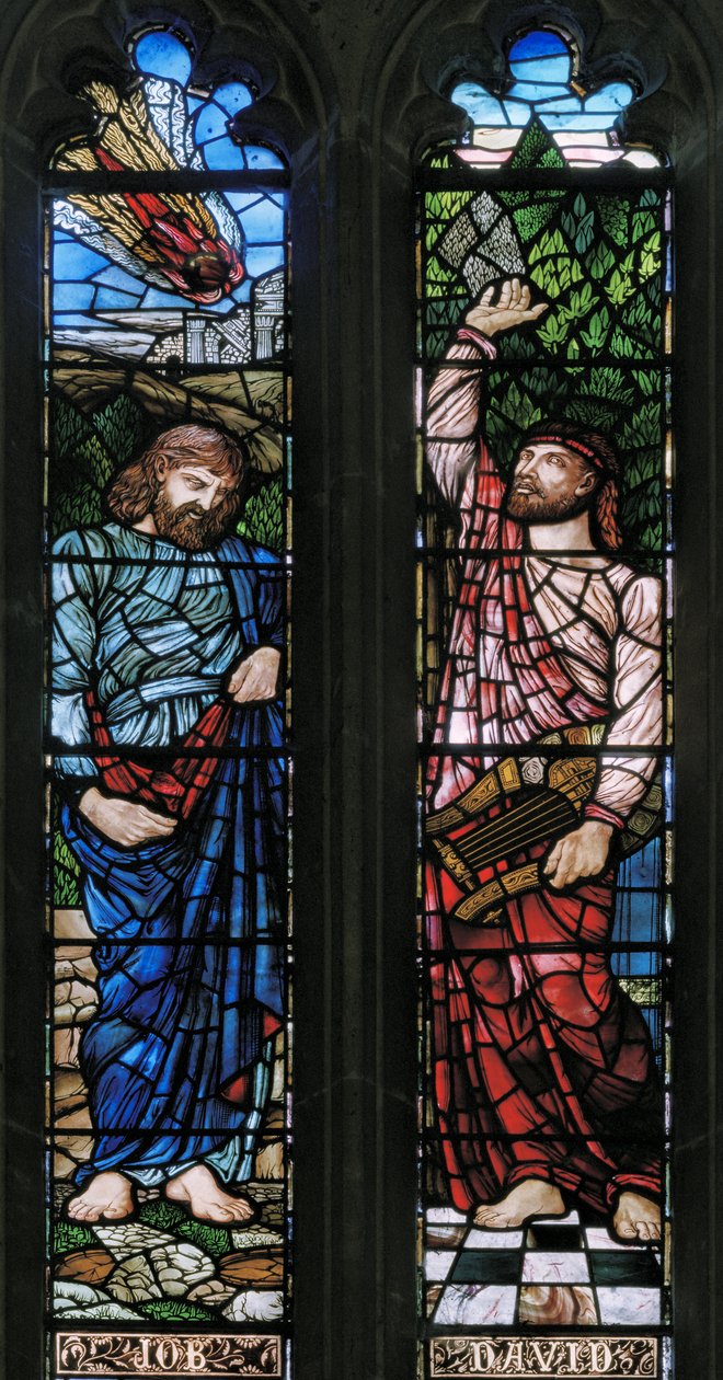 Langport, All Saints, Belham & Co, Hugh Arthur Kennedy, Job & David, 1879 alkotó: Hugh Arthur Kennedy