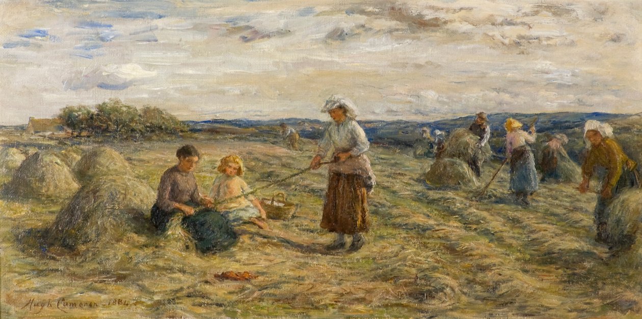 Széna kaszálása alkotó: Hugh Cameron