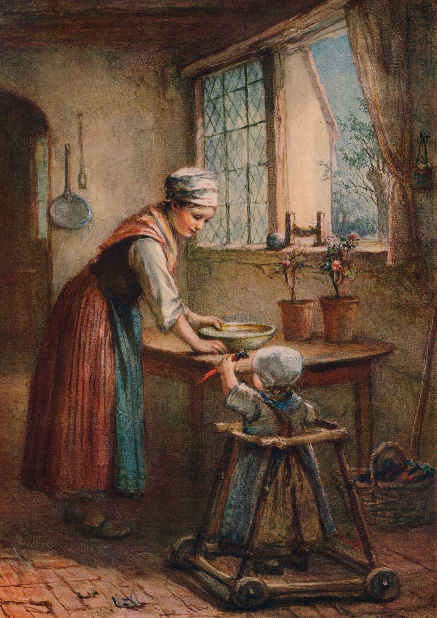 A fiatal anya, 1887 alkotó: Hugh Carter