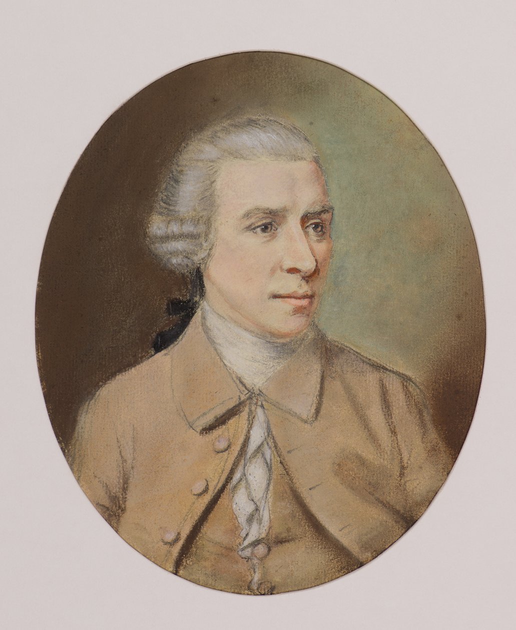 Egy férfi portréja (vagy Gavin Hamilton) alkotó: Hugh Douglas (manner of) Hamilton