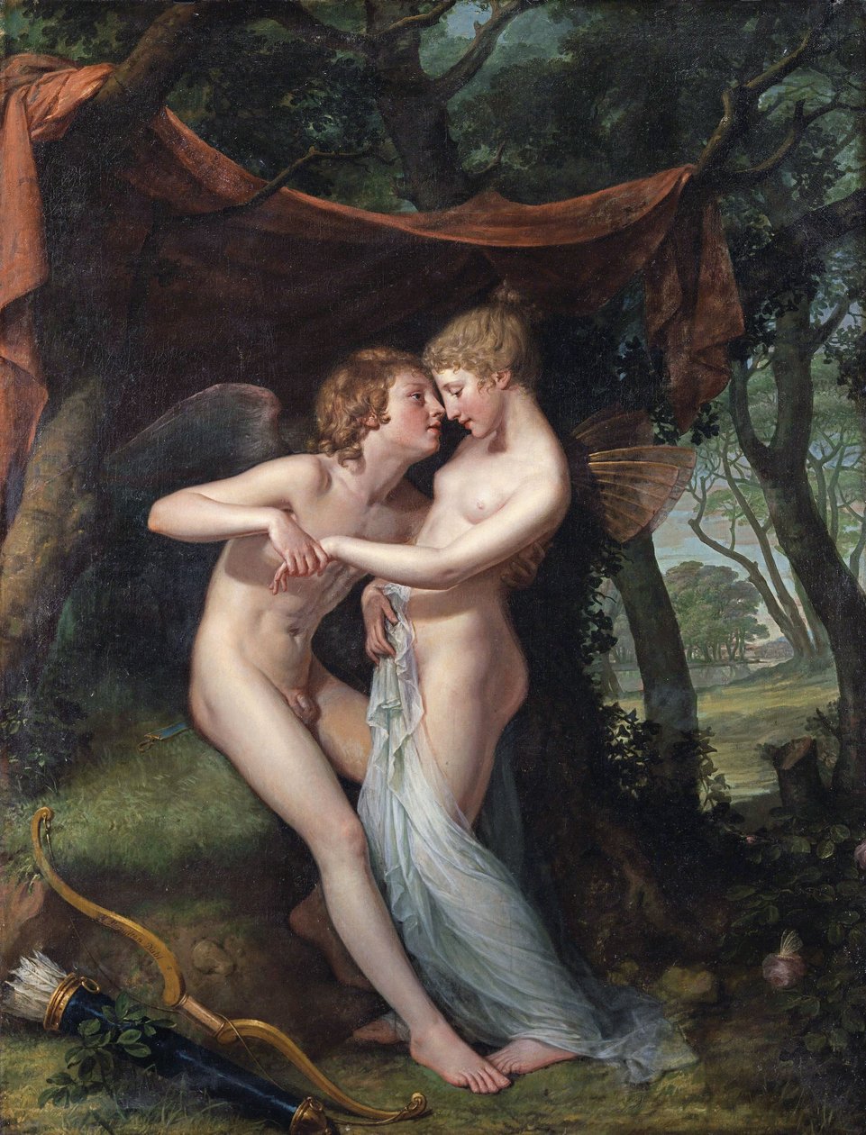 Olasz: Ámor és Psyche a nászboltozatban Ámor és Psyche a nászboltozatban alkotó: Hugh Douglas Hamilton