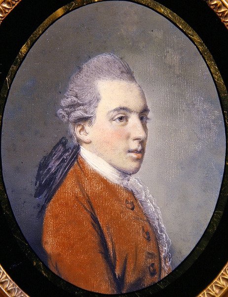 Geoffrey Hornby tiszteletes portréja (pasztell, papír) alkotó: Hugh Douglas Hamilton
