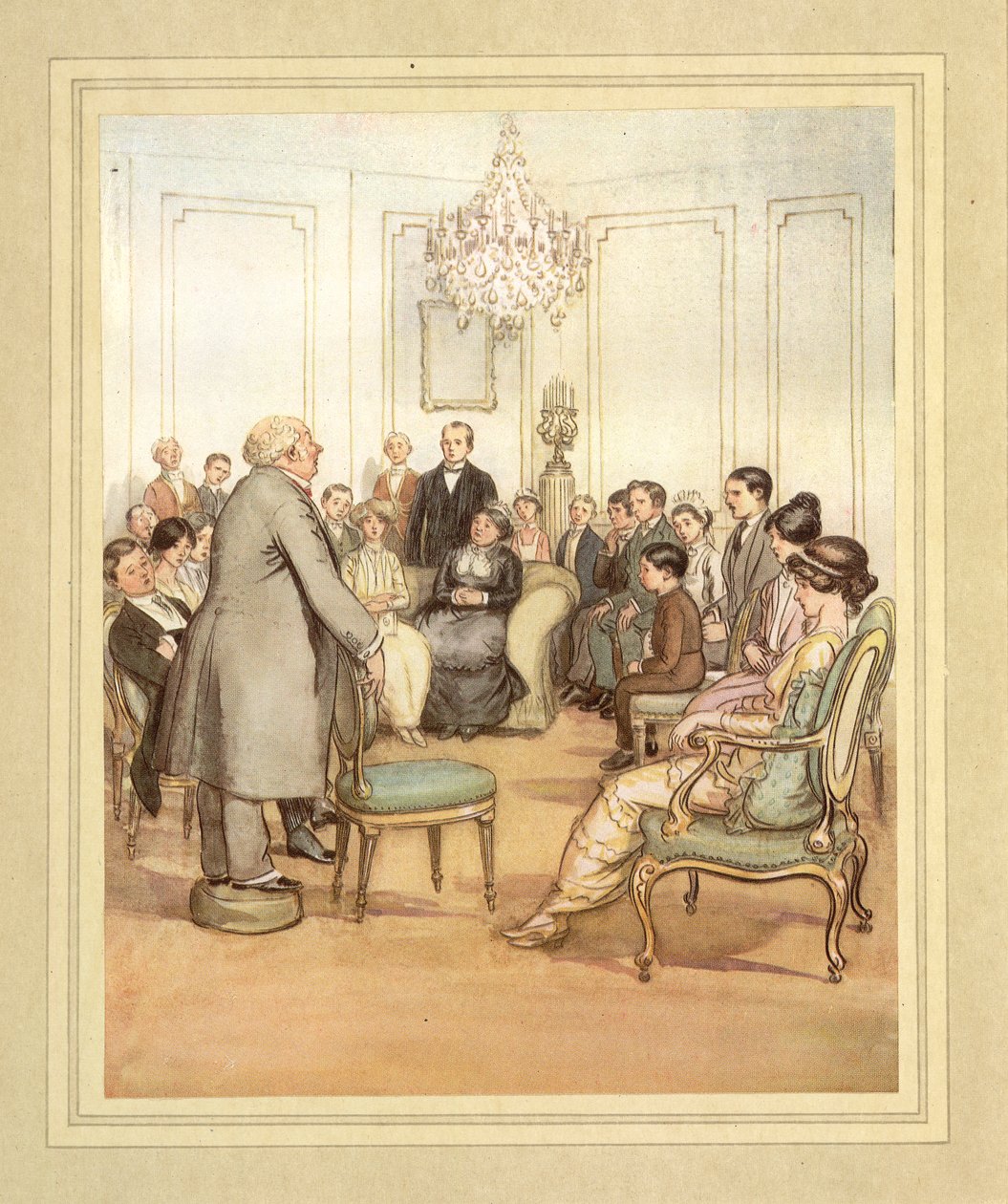 Megszólítás, J. M. Barrie „The Admirable Crichton” című művéből alkotó: Hugh Thomson
