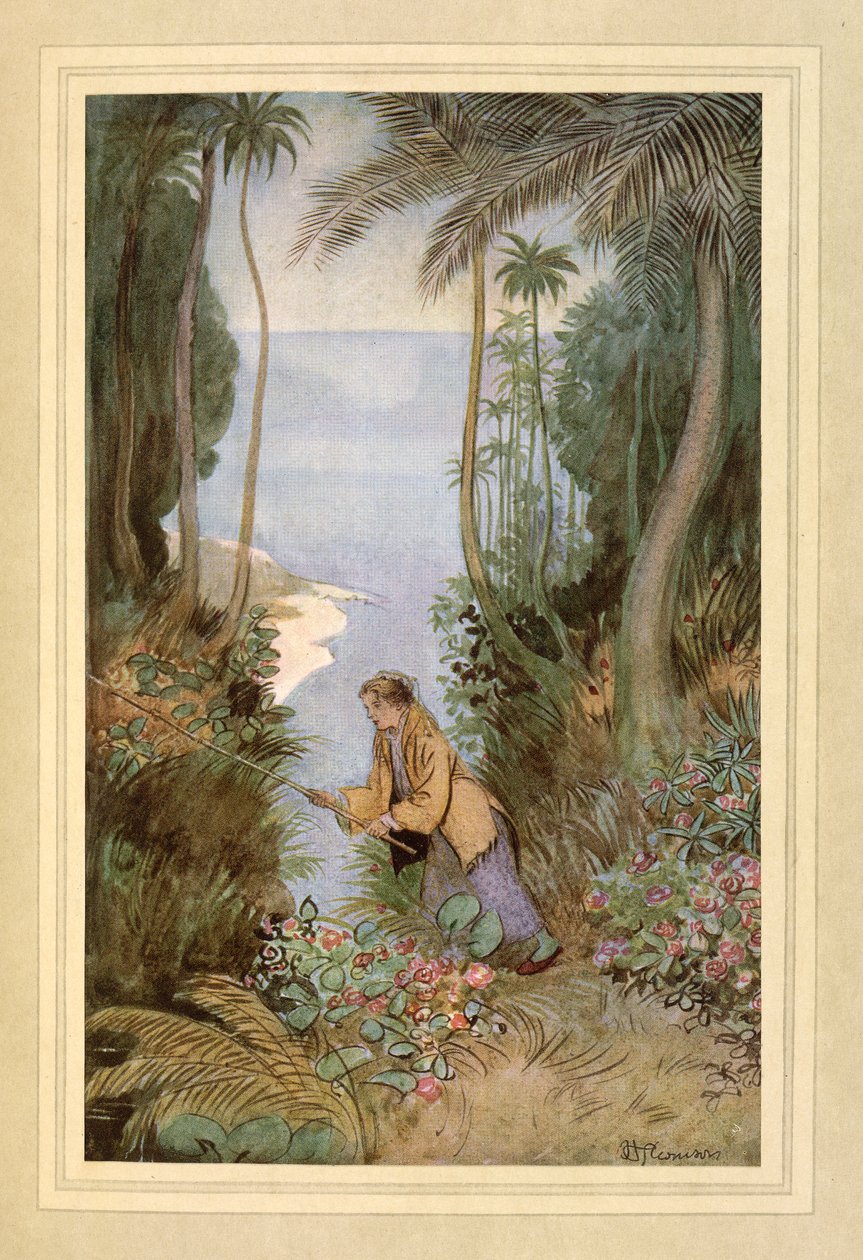 Fishing, J. M. Barrie „The Admirable Crichton”-jából alkotó: Hugh Thomson
