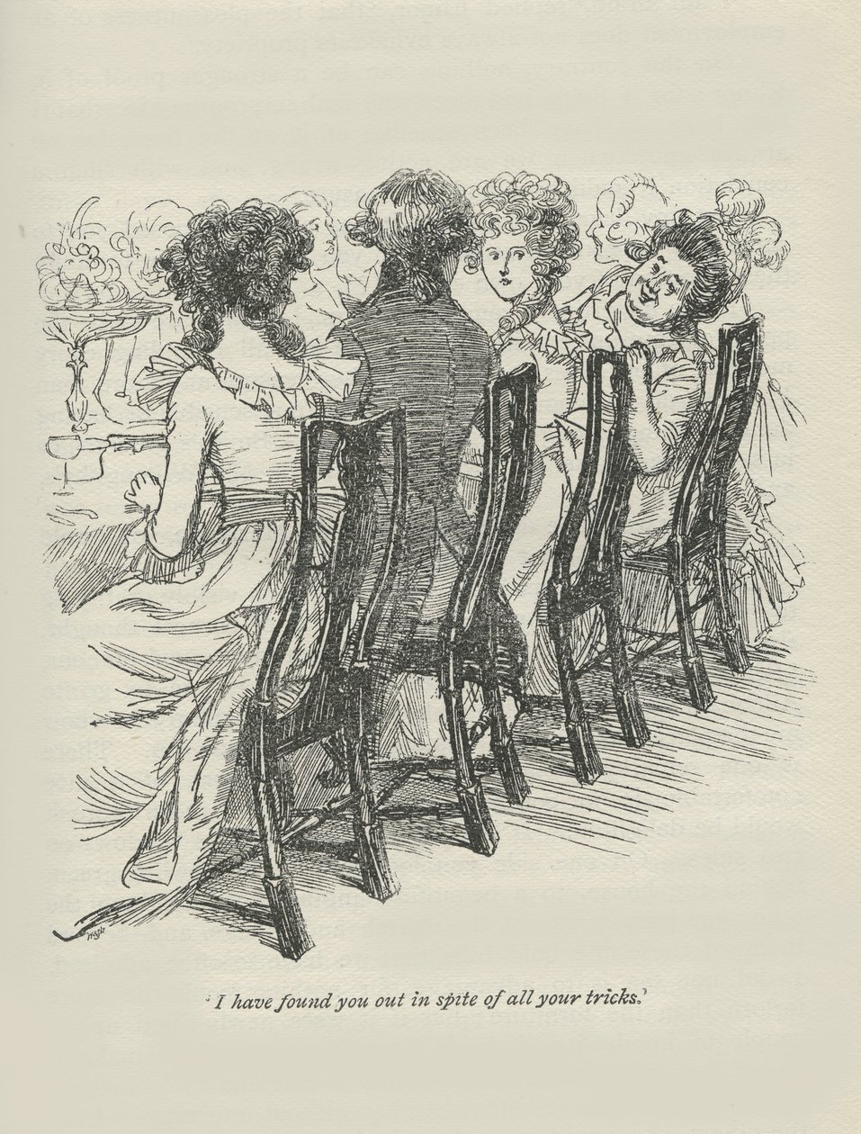 Minden trükkje ellenére megtaláltalak, 1896 alkotó: Hugh Thomson