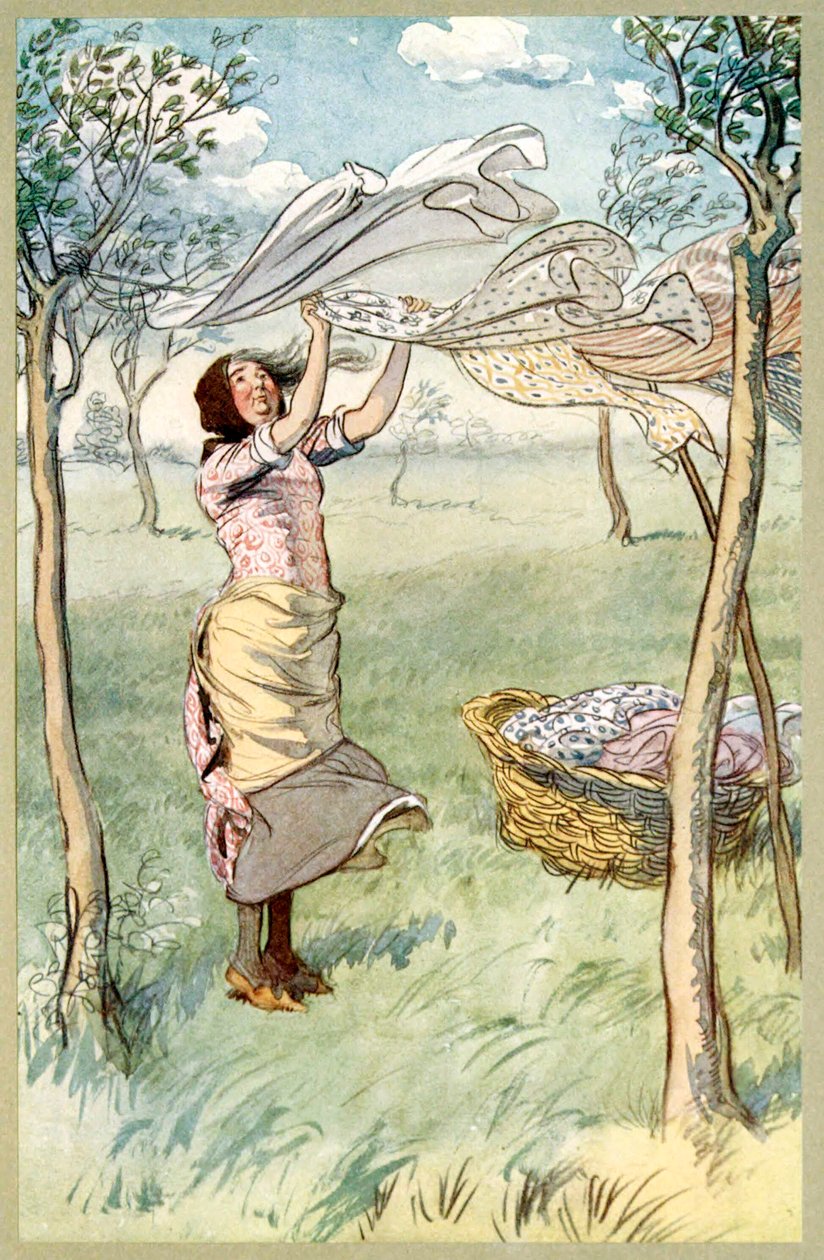 Mosok, csavarok.. És mindezt magam csinálom, a The Merry Wives of Windsori kocsmából. 1910. alkotó: Hugh Thomson