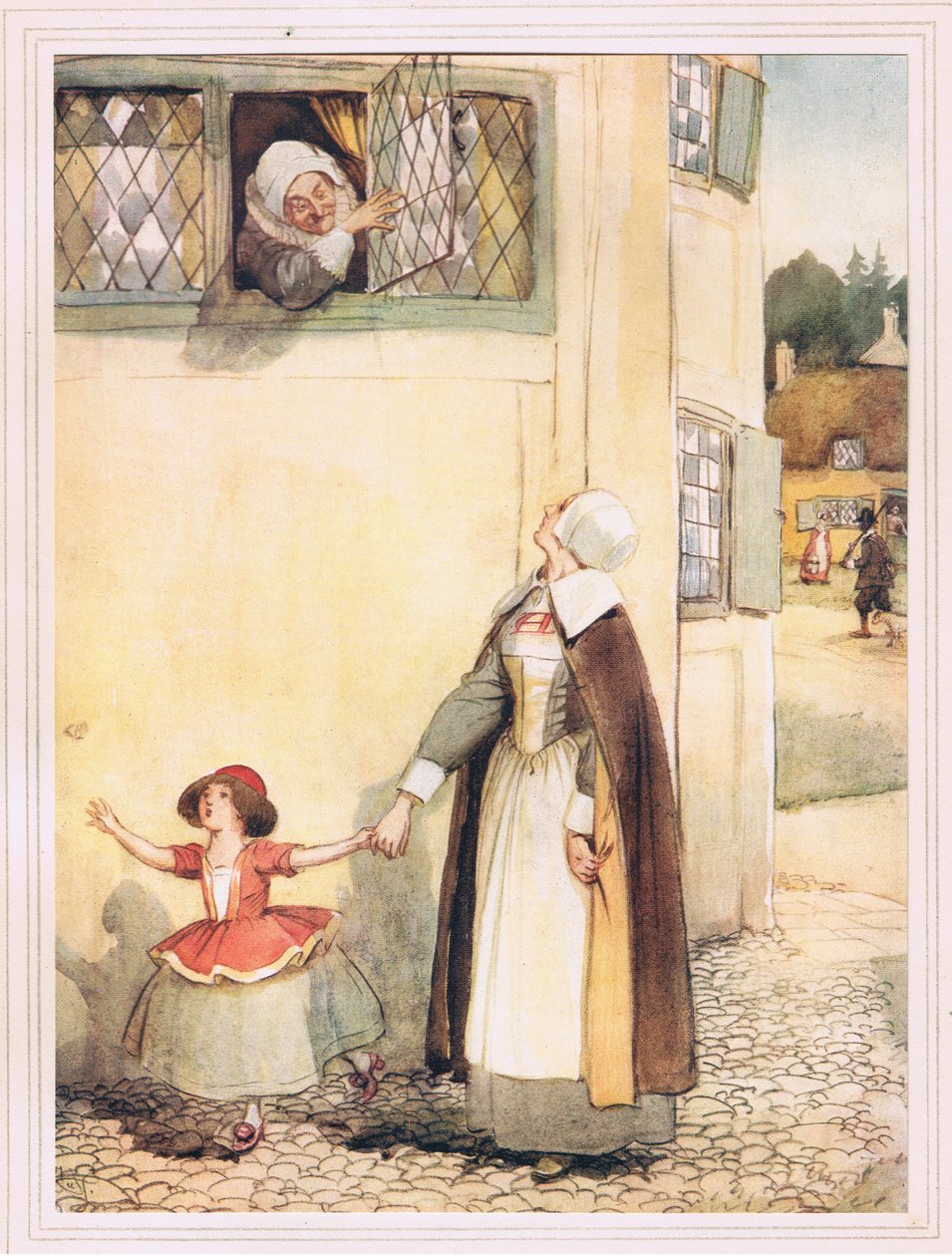 A napsütéses napba Hibbins úrnő arca belelendült alkotó: Hugh Thomson