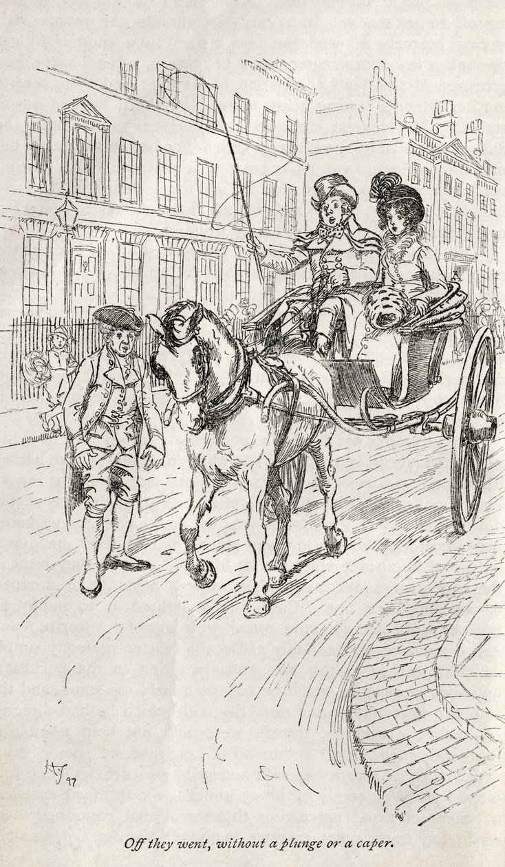 Jane Austen "Northangeri apátság" című regénye - alkotó: Hugh Thomson