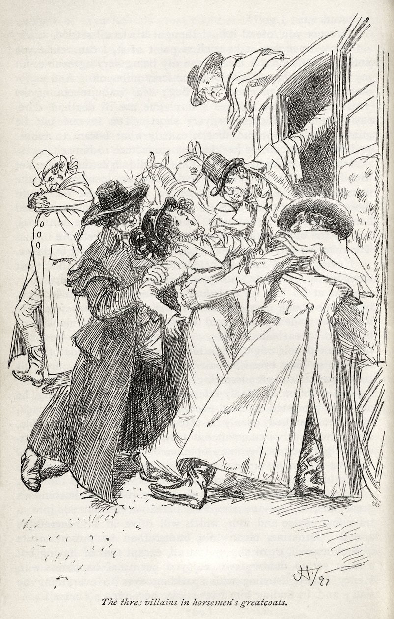 Jane Austen "Northangeri apátság" című regénye - alkotó: Hugh Thomson