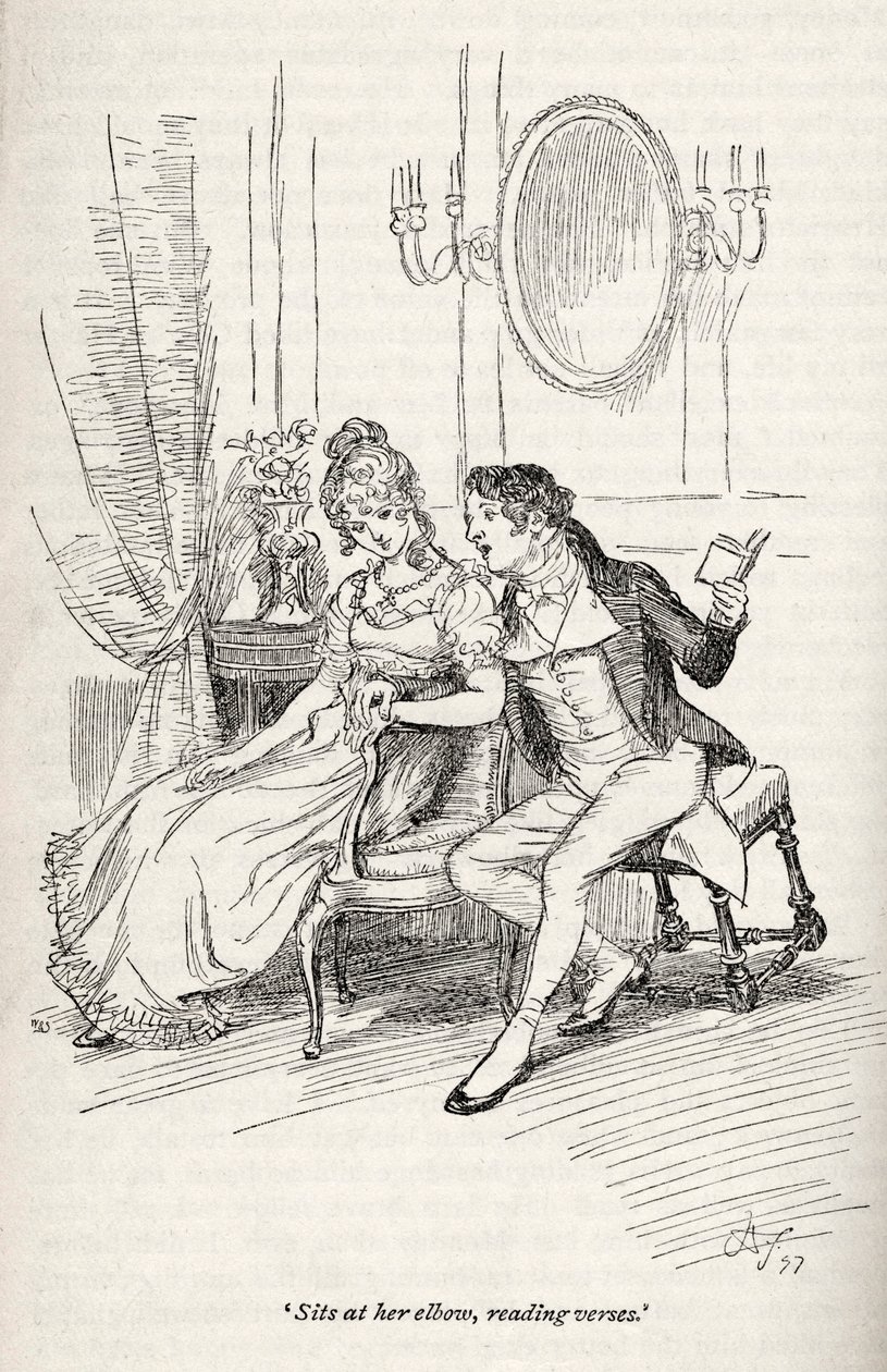 Jane Austen "Meggyőzés" című regénye alkotó: Hugh Thomson