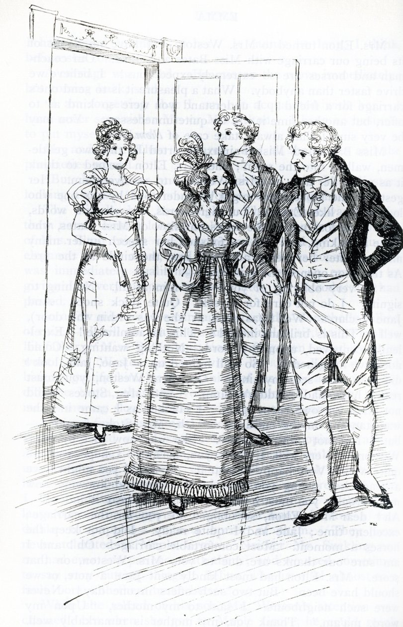"The Ball at the Crown Inn" (illusztráció) alkotó: Hugh Thomson