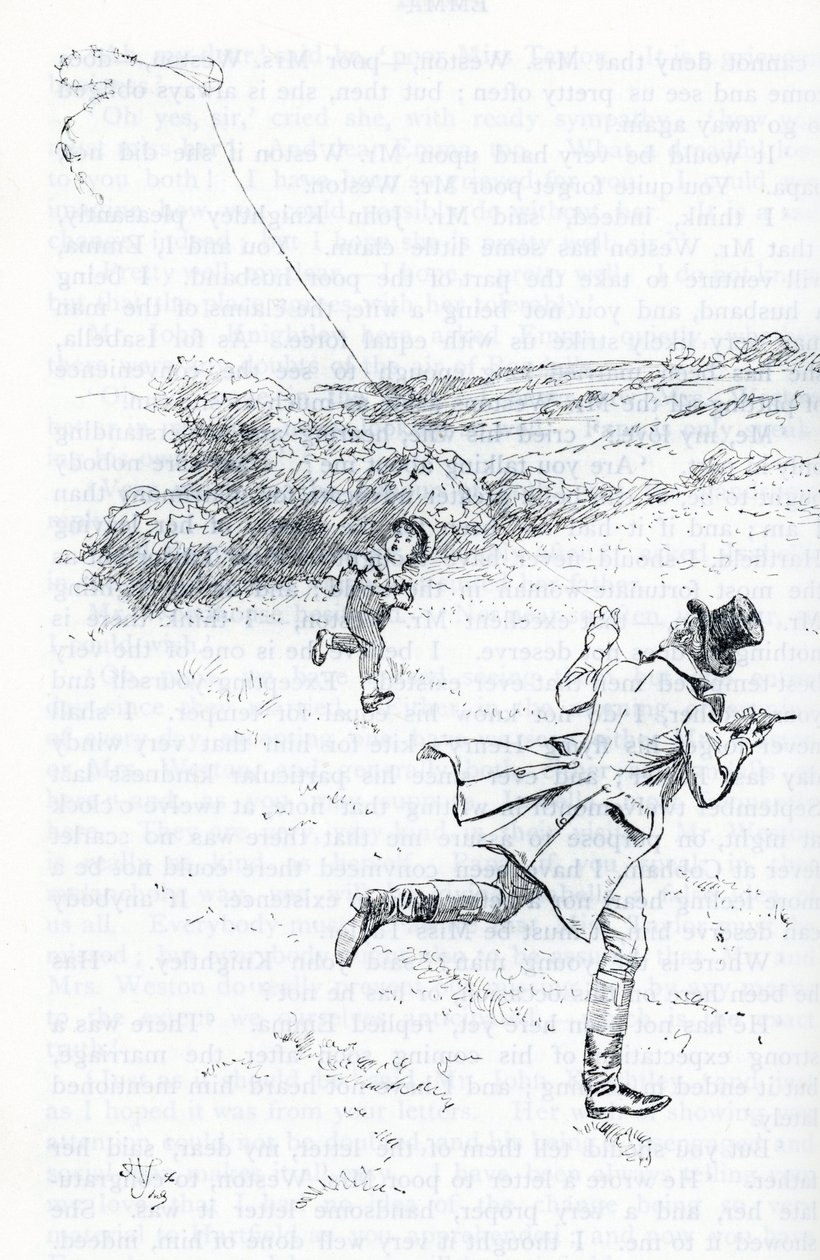 "Mr Knightley sárkányt repít" alkotó: Hugh Thomson