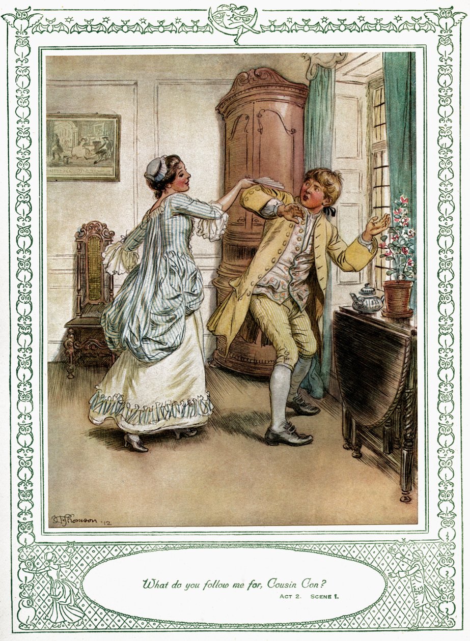 Oliver Goldsmith: Lehajol, hogy hódítson alkotó: Hugh Thomson