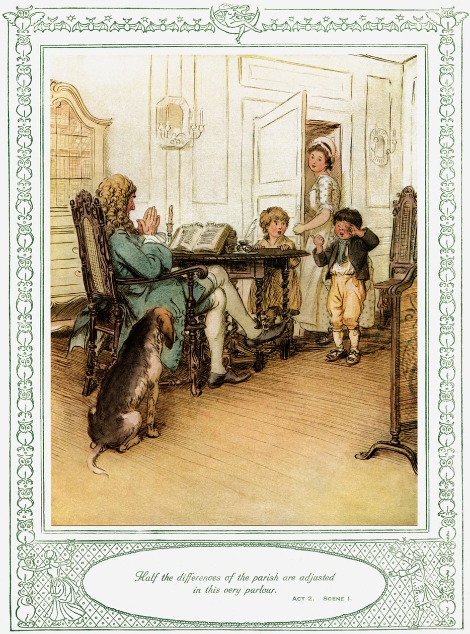 Oliver Goldsmith: Lehajol, hogy hódítson alkotó: Hugh Thomson