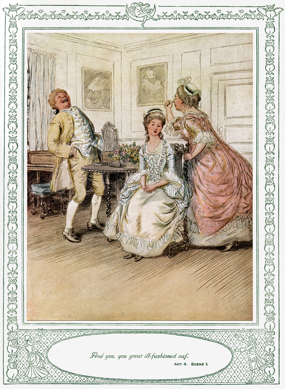 Oliver Goldsmith: Lehajol, hogy hódítson alkotó: Hugh Thomson