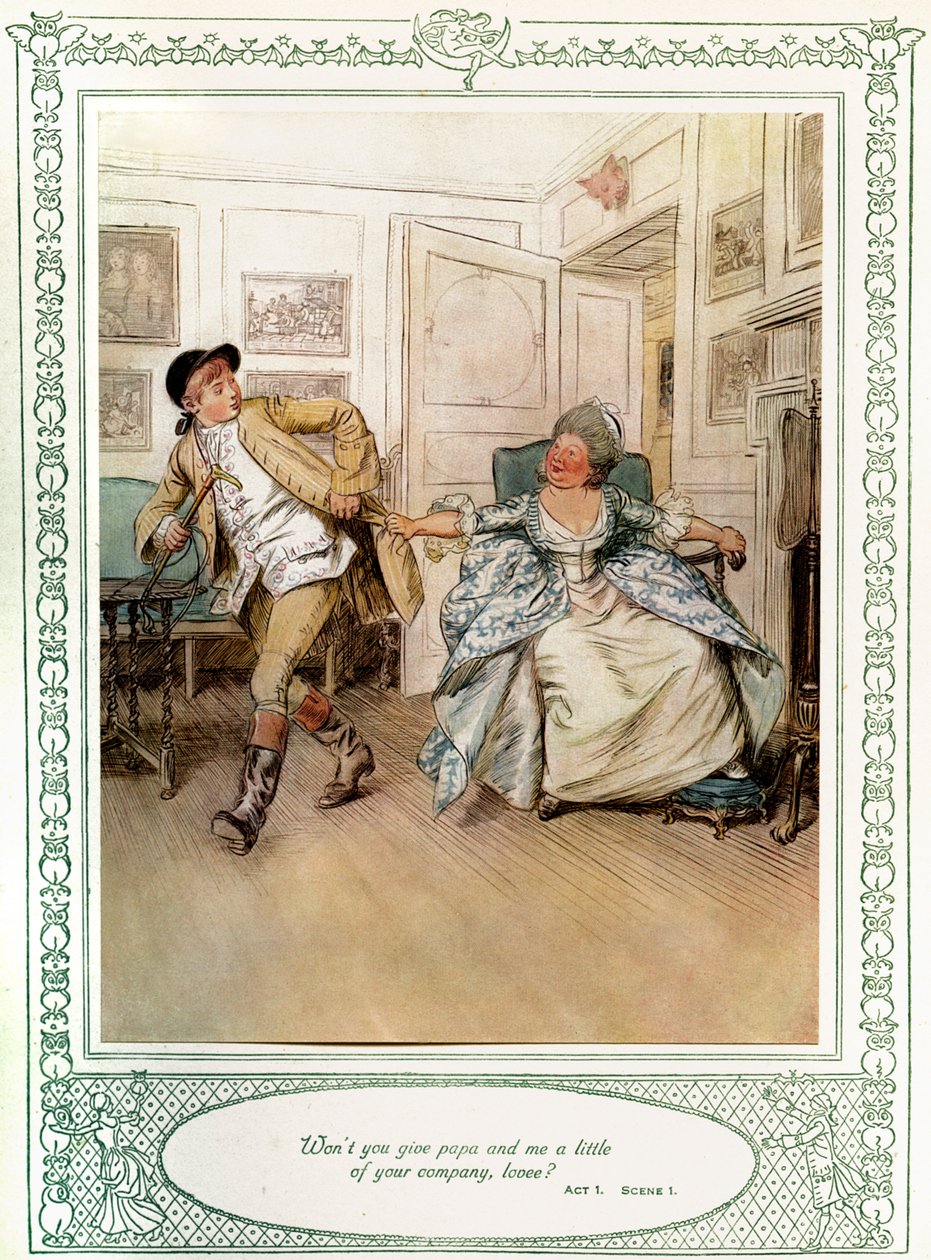 Oliver Goldsmith: Lehajol, hogy hódítson alkotó: Hugh Thomson