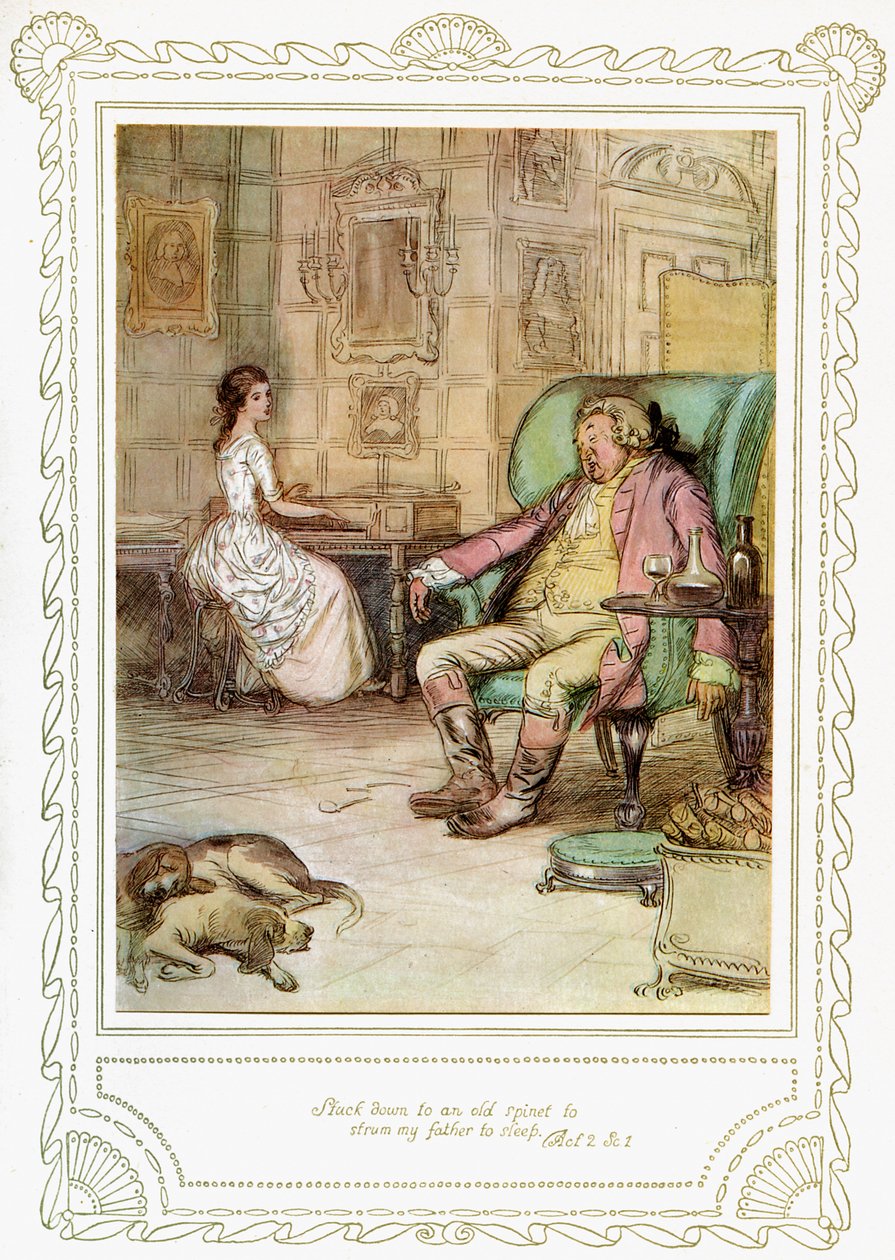 Richard Brinsley Sheridan darabja alkotó: Hugh Thomson