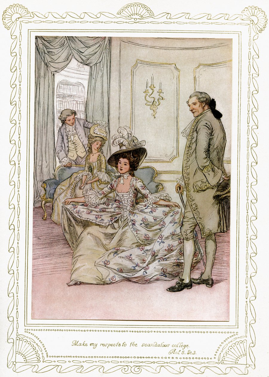 Richard Brinsley Sheridan darabja alkotó: Hugh Thomson