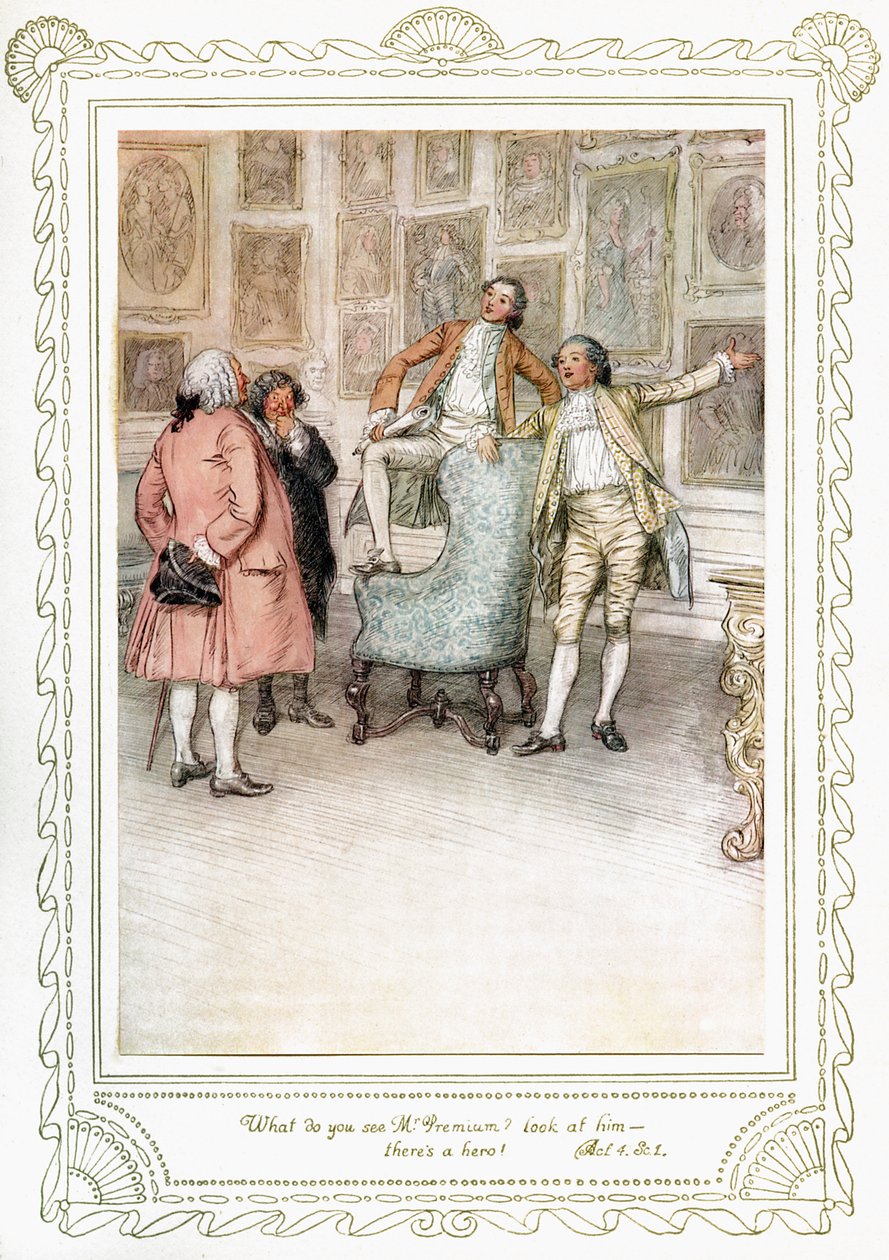 Richard Brinsley Sheridan darabja alkotó: Hugh Thomson