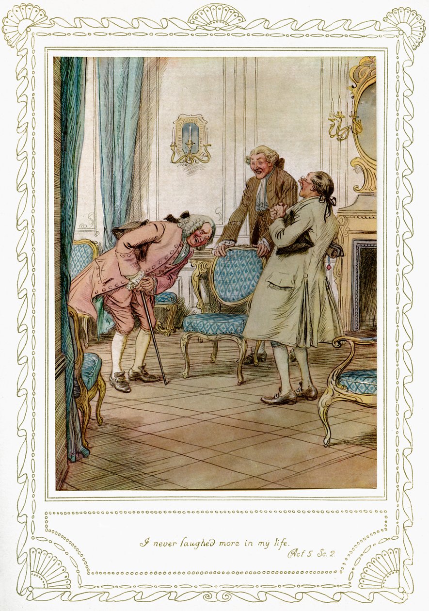 Richard Brinsley Sheridan darabja alkotó: Hugh Thomson