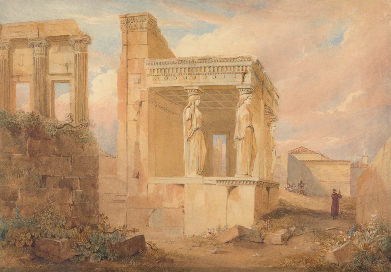 Az Erechtheum, Athén alkotó: Hugh William Grecian Williams