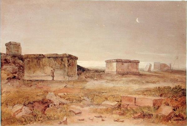 Ősi szarkofágok, Galatea, hajnalban alkotó: Hugh William Williams