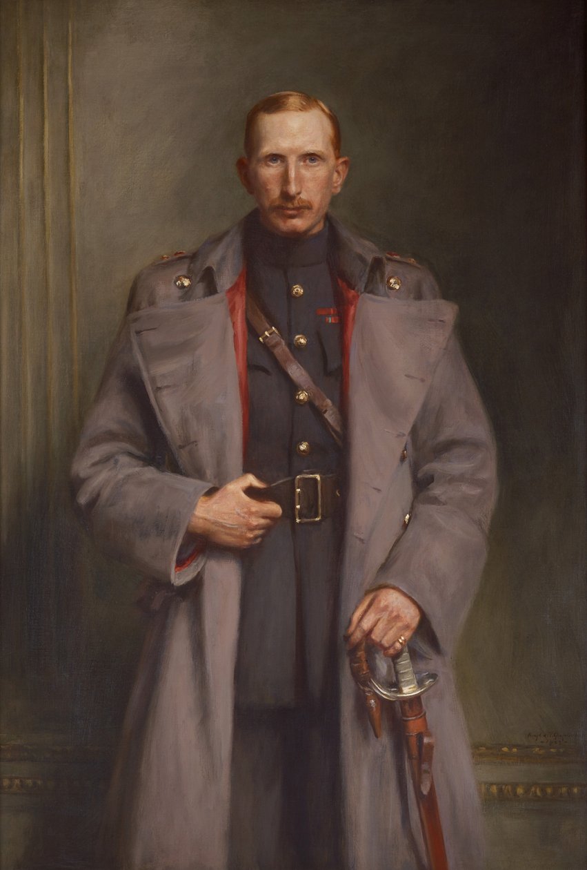Alan, Northumberland 8. hercegének portréja alkotó: Hugh de Twenebrokes Glazebrook